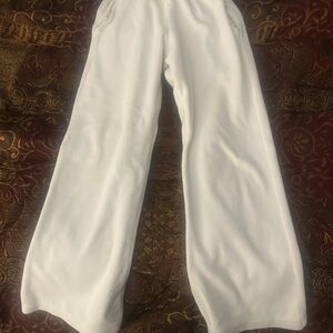 Burberry Kids White Sweatpants